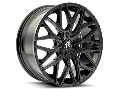 Revenge Luxury Wheels RL-104 Gloss Black Wheel; 20x8.5 (10-14 Mustang)