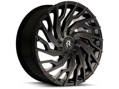 Revenge Luxury Wheels RL-101 Gloss Black Wheel; 20x8.5; 35mm Offset (21-25 Mustang Mach-E)