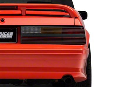 Replacement Cobra Style Tail Light Lens; Passenger Side (87-93 Mustang)