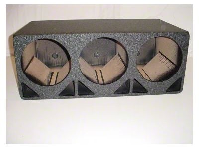 Rhino Box Triple 15-Inch Double Ported Subwoofer Box; Poly Coated (Universal; Some Adaptation May Be Required)