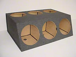 Rhino Box 6 x 12-Inch Subwoofer Box; Carpeted (97-19 Corvette C5, C6 & C7)