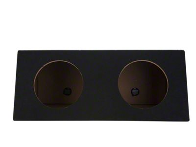 Rhino Box Dual 10-Inch Subwoofer Box; Carpeted (97-19 Corvette C5, C6 & C7)