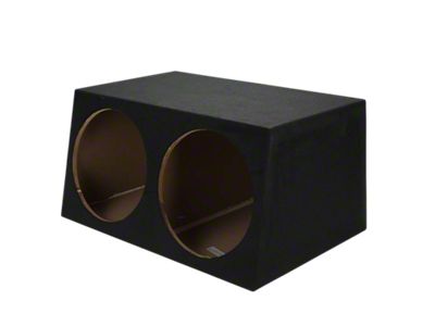 Rhino Box Dual 15-Inch Subwoofer Box; Carpeted (97-19 Corvette C5, C6 & C7)