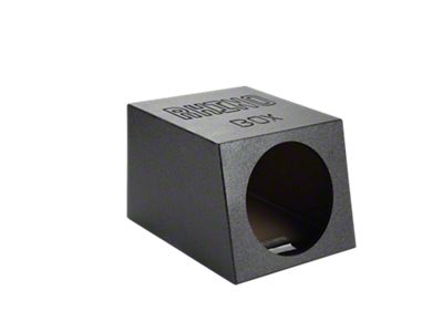 Rhino Box Single 10-Inch Subwoofer Box; Poly Coated (97-19 Corvette C5, C6 & C7)