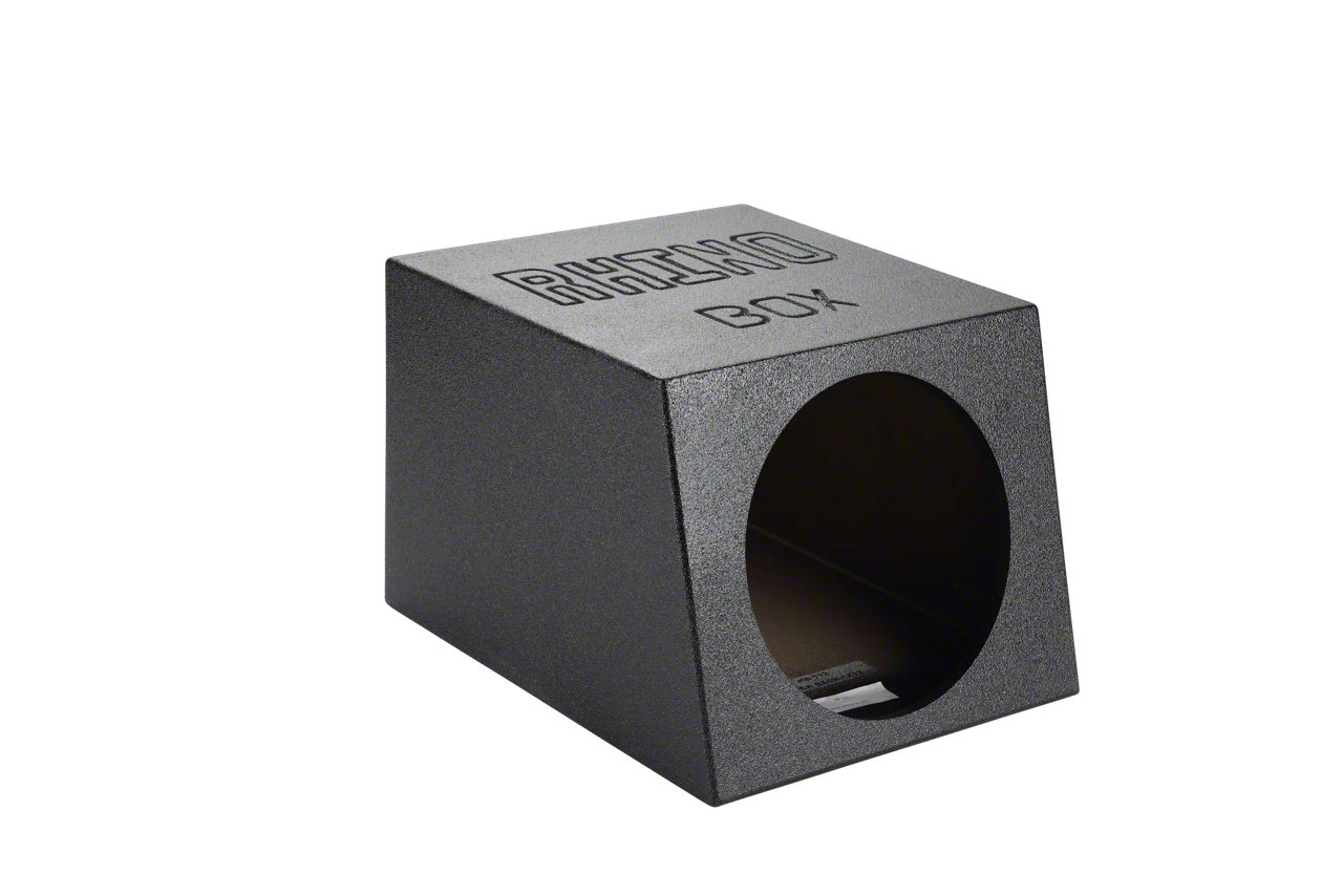 Corvette Single 12-Inch Subwoofer Box; Poly Coated (97-19 Corvette