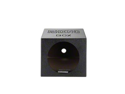 Rhino Box Single 15-Inch Subwoofer Box; Poly Coated (97-19 Corvette C5, C6 & C7)