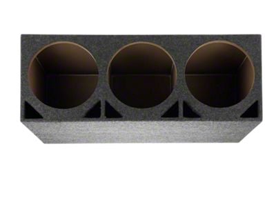 Rhino Box Triple 10-Inch Double Ported Subwoofer Box; Carpeted (Universal; Some Adaptation May Be Required)