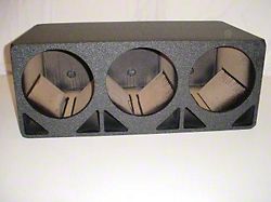 Triple 15-Inch Double Ported Subwoofer Box; Poly Coated (Universal; Some Adaptation May Be Required)
