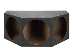 Triple 15-Inch Subwoofer Box; Carpeted (97-19 Corvette C5, C6 & C7)