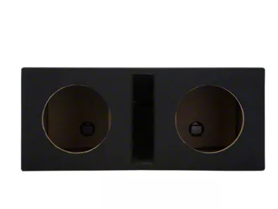 Rhino Box Dual 8-Inch Slot Ported Subwoofer Box; Carpeted (Universal; Some Adaptation May Be Required)