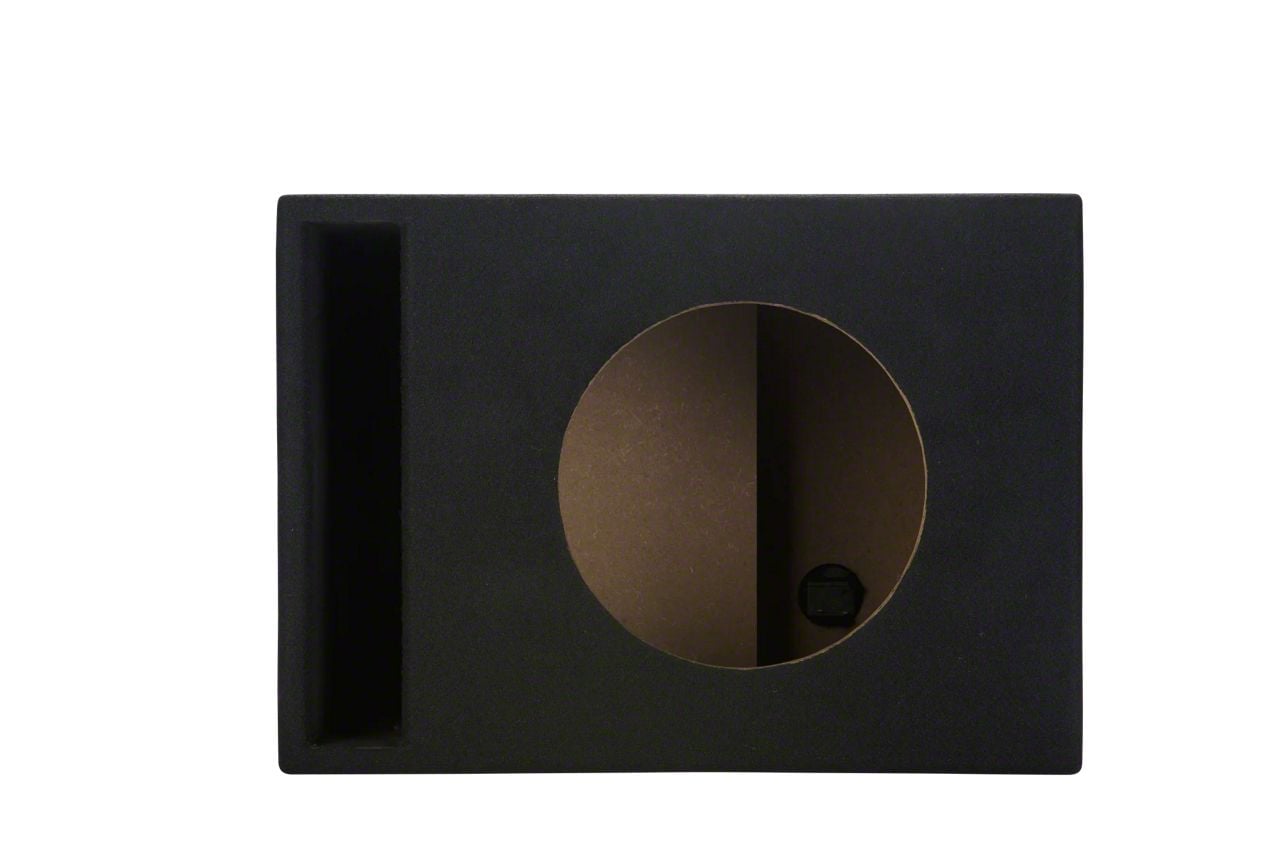 Mustang Single 10-Inch Slot Ported Subwoofer Box; Carpeted (Universal ...