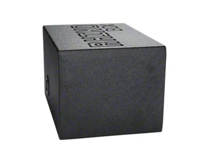 Rhino Box Single 8-Inch Slot Ported Subwoofer Box; Poly Coated (Universal; Some Adaptation May Be Required)