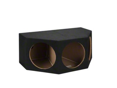 Rhino Box Triple 12-Inch Subwoofer Box; Carpeted (79-93 Mustang Hatchback)