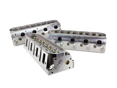 RHS Pro Action LS3 Rectangle Port Cylinder Head; Assembled; 0.570-Inch Max Lift (10-15 Camaro SS)