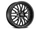 Ridler Style 607 Matte Black Wheel; Rear Only; 20x10.5 (06-10 RWD Charger)
