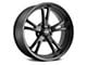 Ridler Style 606 Matte Black Wheel; Rear Only; 20x10.5 (10-15 Camaro)