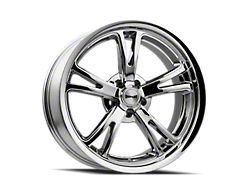 Ridler 606 Chrome Wheel; 17x7; 0mm Offset (93-02 Camaro)