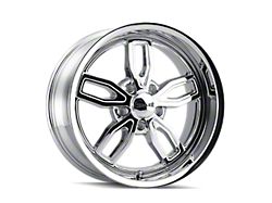 Ridler 608 Chrome Wheel; 18x8; 0mm Offset (94-98 Mustang)
