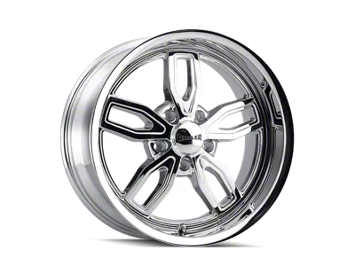 Ridler 608 Chrome Wheel; Rear Only; 20x10; 0mm Offset (99-04 Mustang)