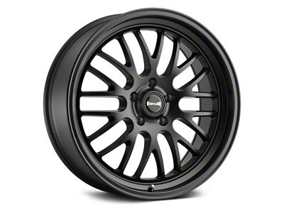 Ridler Style 607 Matte Black Wheel; Rear Only; 22x10.5; 40mm Offset (16-24 Camaro)