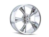 Ridler 695 Chrome Wheel; Rear Only; 20x10; 0mm Offset (24-26 Mustang)