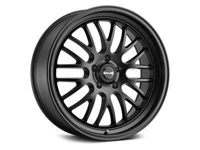 Ridler Style 607 Matte Black Wheel; Rear Only; 20x10.5 (15-23 Mustang GT, EcoBoost, V6)