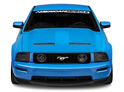 California Dream Ram Air Hood; Unpainted (05-09 Mustang GT, V6)