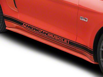 Fiberglass Rocker Panels; Unpainted (15-23 Mustang GT, EcoBoost, V6)