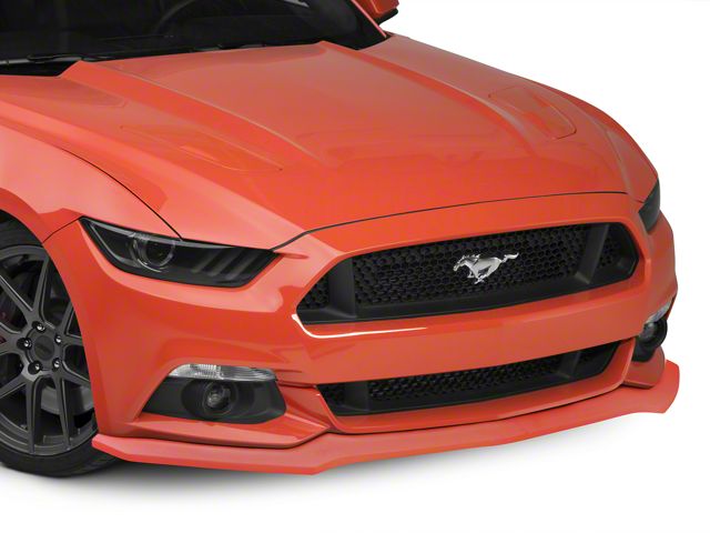 Fiberglass Front Splitter; Unpainted (15-17 Mustang GT, EcoBoost, V6)