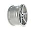 Rocket Racing Wheels Flare Titanium/Machined Wheel; Rear Only; 18x11 (10-14 Mustang GT w/o Performance Pack, V6)