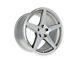 Rocket Racing Wheels Flare Titanium/Machined Wheel; Rear Only; 18x10 (15-23 Mustang GT w/o Performance Pack, EcoBoost, V6)