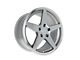 Rocket Racing Wheels Flare Titanium/Machined Wheel; Rear Only; 18x10 (2024 Mustang GT w/o Performance Pack, EcoBoost)