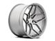 Rohana Wheels RFX11 Brushed Titanium Wheel; Rear Only; 20x10.5 (05-09 Mustang)