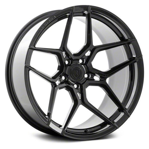 Ferrada Wheels Mustang F8-FR11 Obsidian Black Wheel; 20x11 Ferrada Wheels Mustang F8-FR11 Obsidian Black Wheel; 20x11