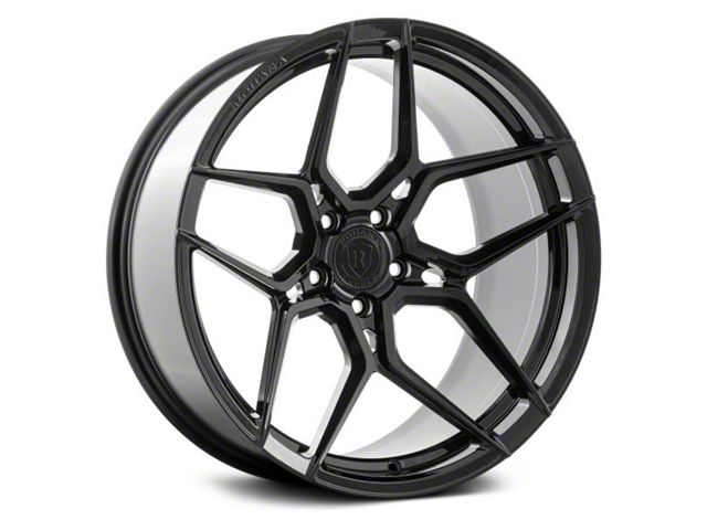 Rohana Wheels RFX11 Gloss Black Wheel; Rear Only; 20x10.5 (05-09 Mustang)