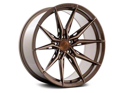 Rohana Wheels RFX13 Brushed Bronze Wheel; Rear Only; 20x10.5 (05-09 Mustang)