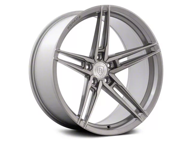 Rohana Wheels RFX15 Brushed Titanium Wheel; 20x9 (05-09 Mustang)