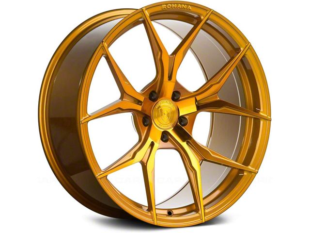 Rohana Wheels RFX5 Gloss Gold Wheel; 20x10 (05-09 Mustang)
