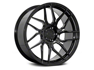 Rohana Wheels RFX7 Gloss Black Wheel; Right Directional; Rear Only; 20x10.5 (05-09 Mustang)