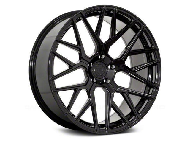 Rohana Wheels RFX10 Gloss Black Wheel; Rear Only; 20x10.5 (10-14 Mustang)