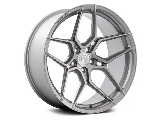 Rohana Wheels RFX11 Brushed Titanium Wheel; Rear Only; 20x10.5 (10-14 Mustang)