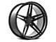 Rohana Wheels RFX15 Gloss Black Wheel; Rear Only; 20x10.5 (10-14 Mustang)