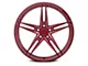 Rohana Wheels RFX15 Gloss Red Wheel; Rear Only; 20x10.5 (10-14 Mustang)