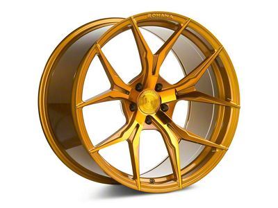 Rohana Wheels RFX5 Gloss Gold Wheel; 20x9 (10-14 Mustang)