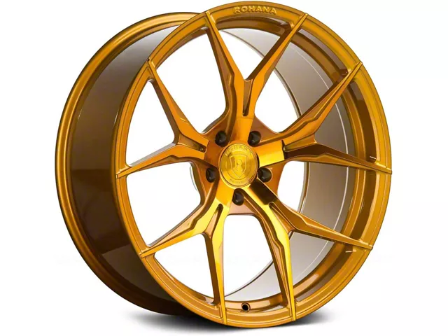 Rohana Wheels RFX5 Gloss Gold Wheel; 20x10 (10-14 Mustang)