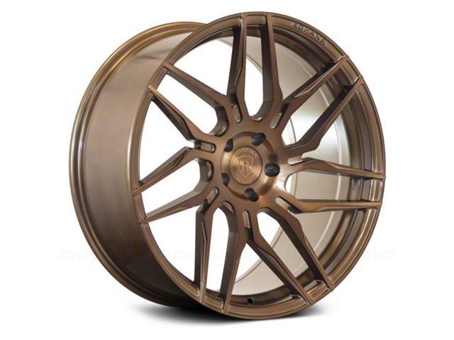 Rohana Wheels RFX7 Bronze Wheel; Left Directional; Rear Only; 20x10.5 (10-14 Mustang)