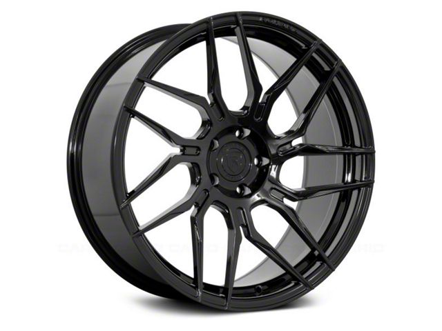 Rohana Wheels RFX7 Gloss Black Wheel; Right Directional; Rear Only; 20x10.5 (10-14 Mustang)