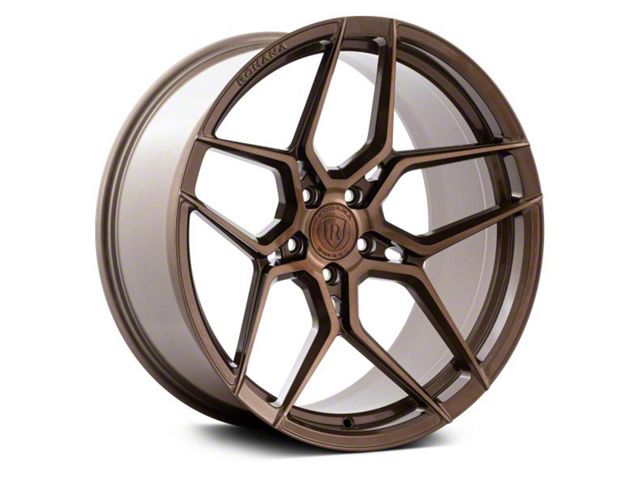 Rohana Wheels RFX11 Brushed Bronze Wheel; Rear Only; 20x10.5 (15-23 Mustang, Excluding GT500)