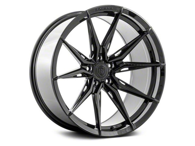Rohana Wheels RFX13 Gloss Black Wheel; Rear Only; 20x10.5 (15-23 Mustang, Excluding GT500)