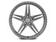 Rohana Wheels RFX15 Brushed Titanium Wheel; Rear Only; 20x10.5 (15-23 Mustang, Excluding GT500)